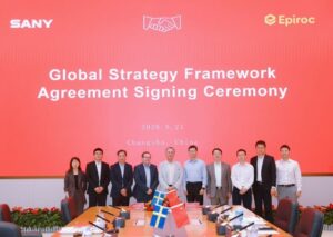 Epiroc and SANY Group Sign Global Partnership Agreement