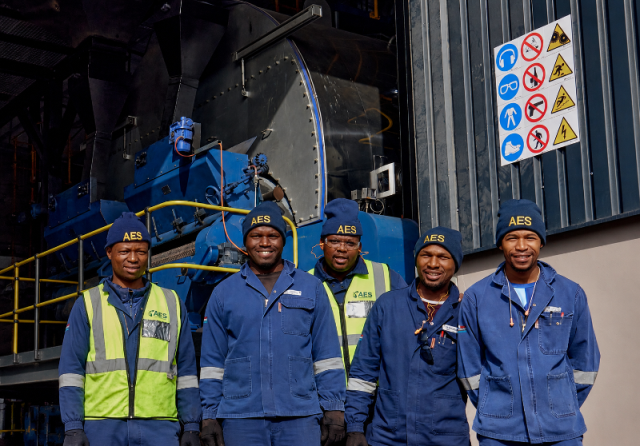 AES boiler operator team on site